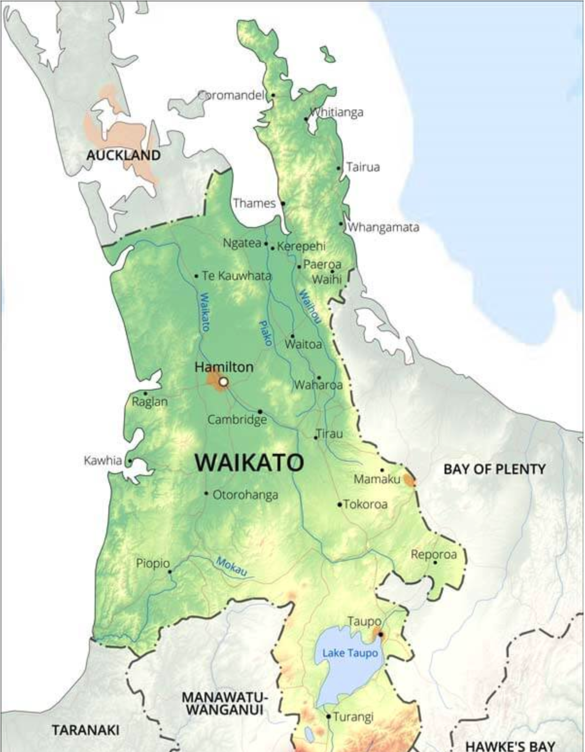 Hamilton Map Photo