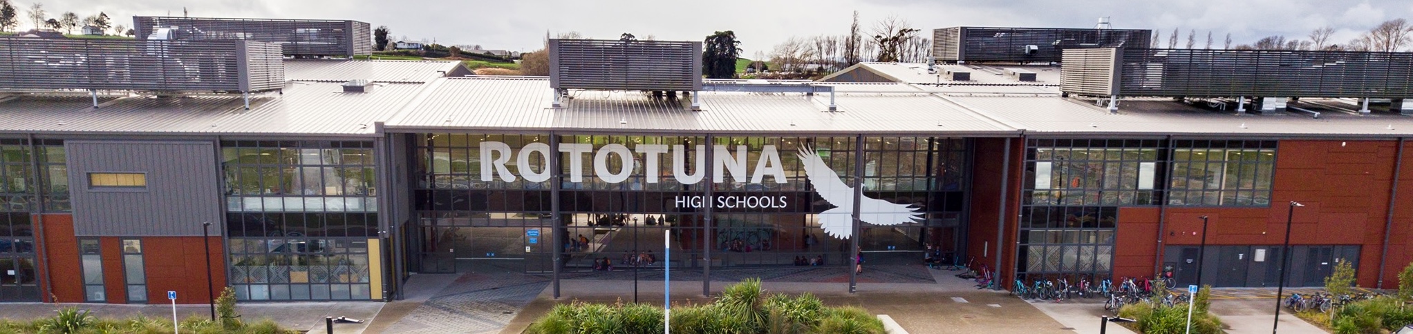 Front image of Rototuna Junior High School